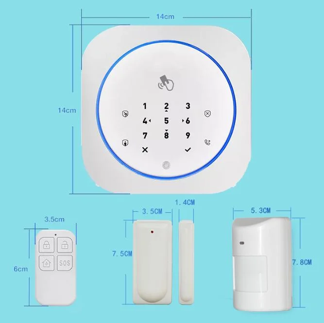 Smart Phone APP GSM &amp; WiFi Security Alarm System for Smart Home Protection