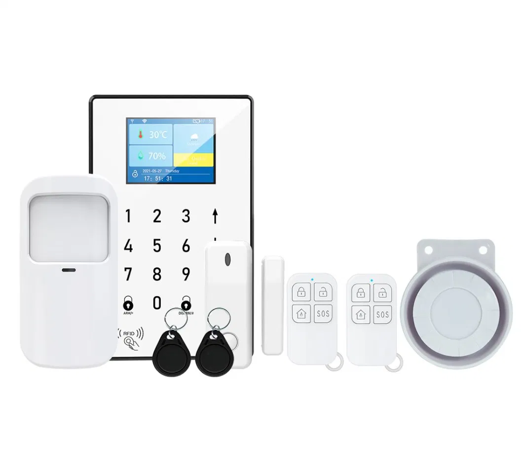 Smart GSM and WiFi Alarm System for Home Protection